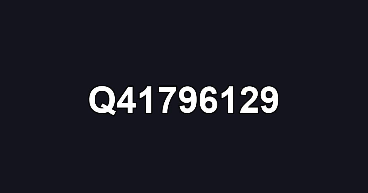 Q41796129