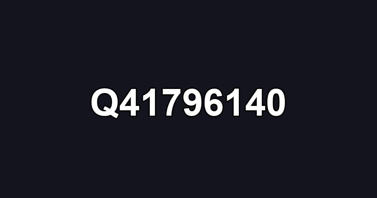 Q41796140