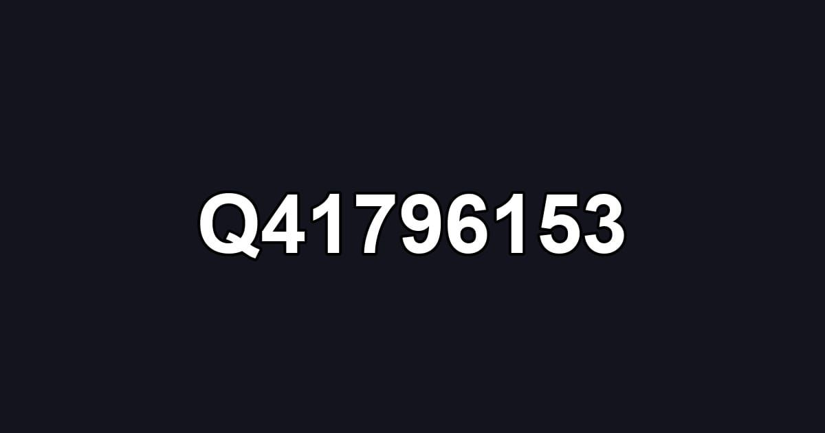 Q41796153