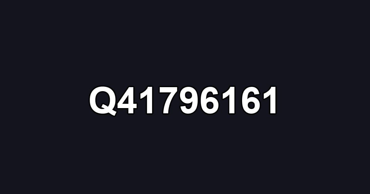 Q41796161