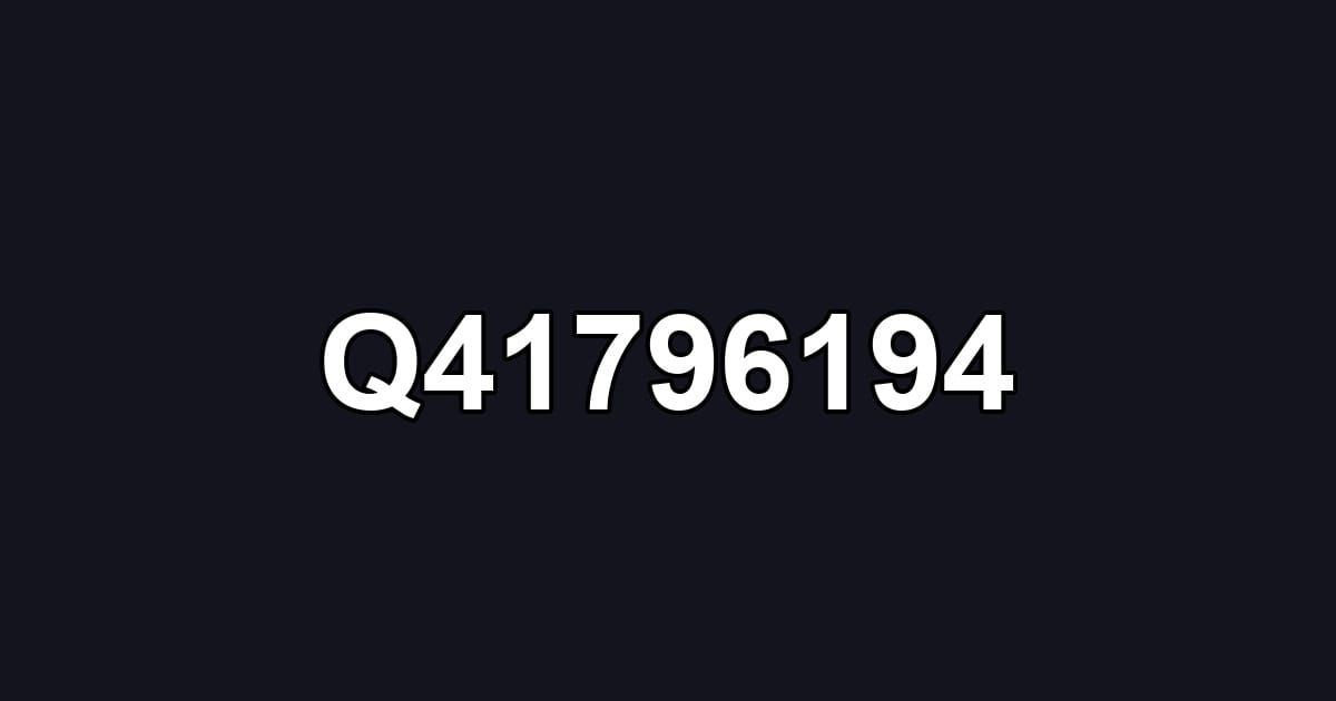 Q41796194