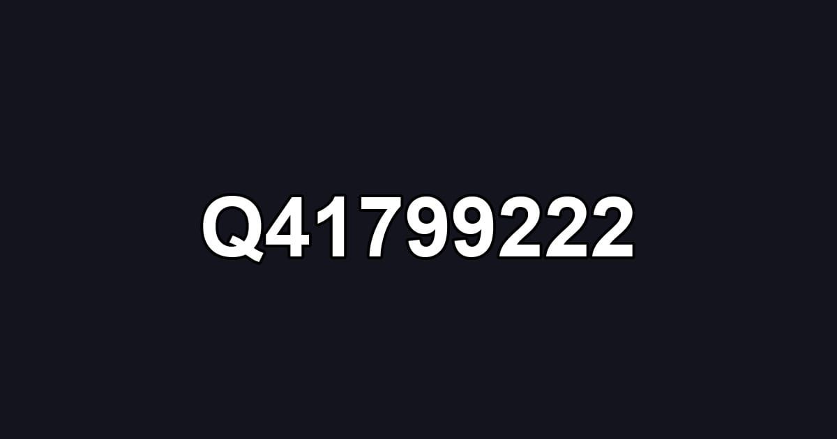 Q41799222