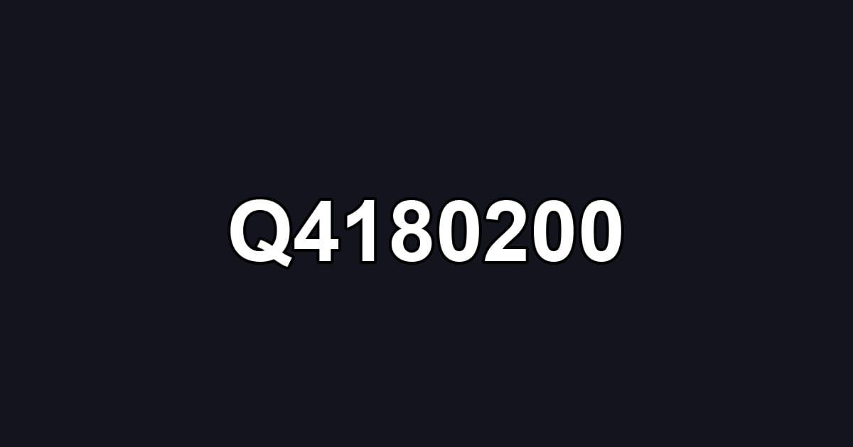 Q4180200