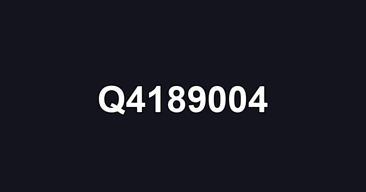 Q4189004