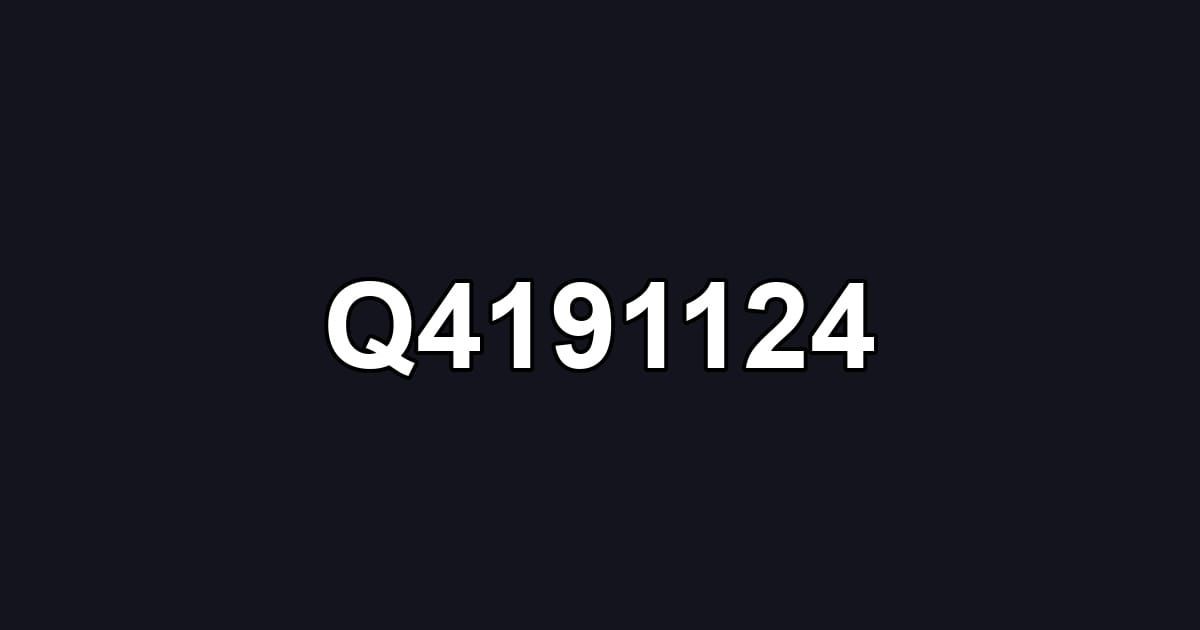 Q4191124