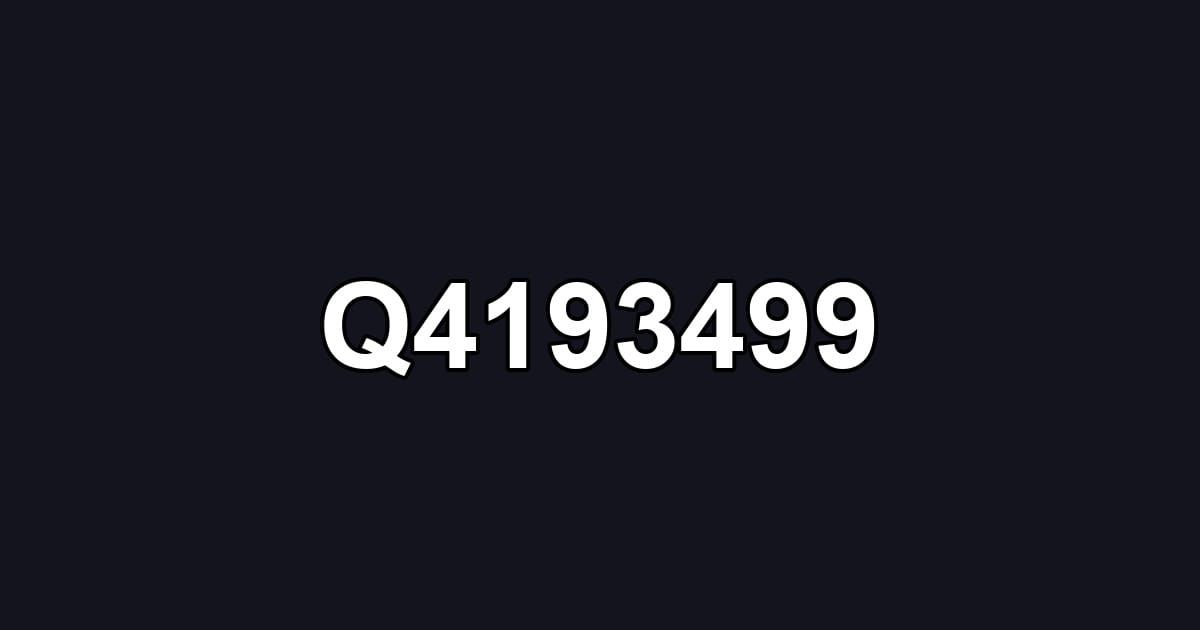 Q4193499