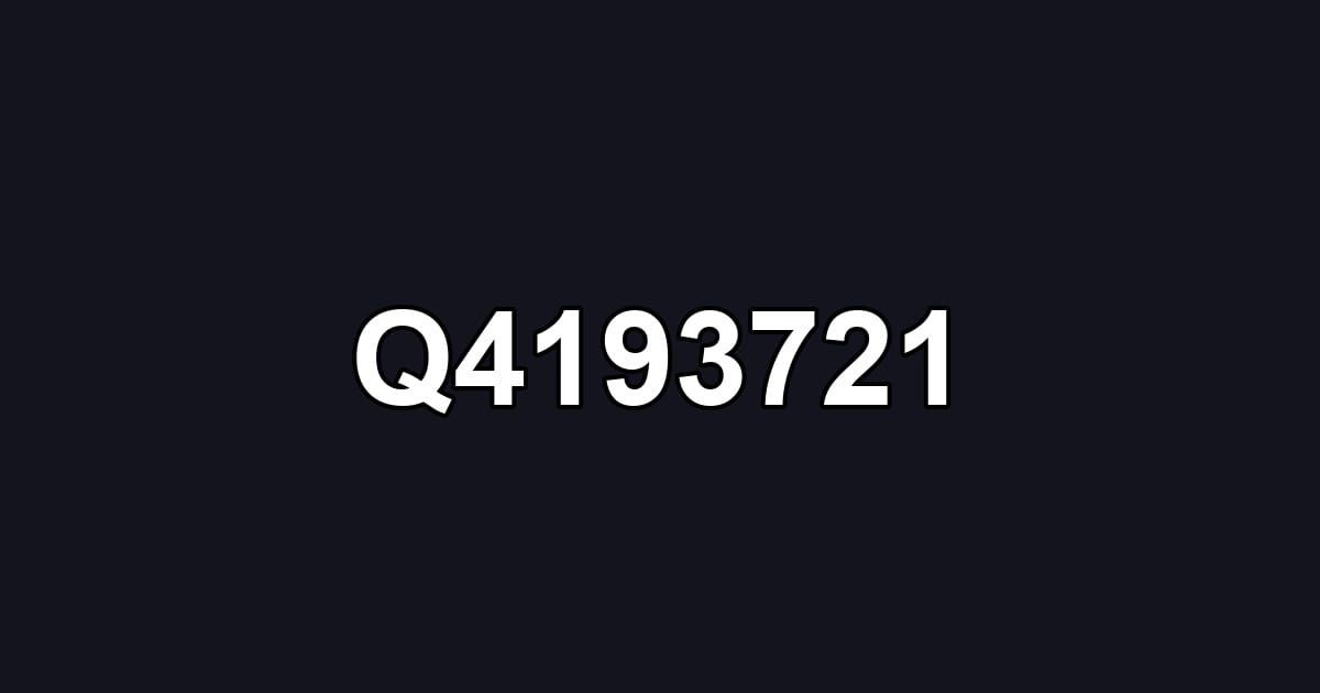 Q4193721