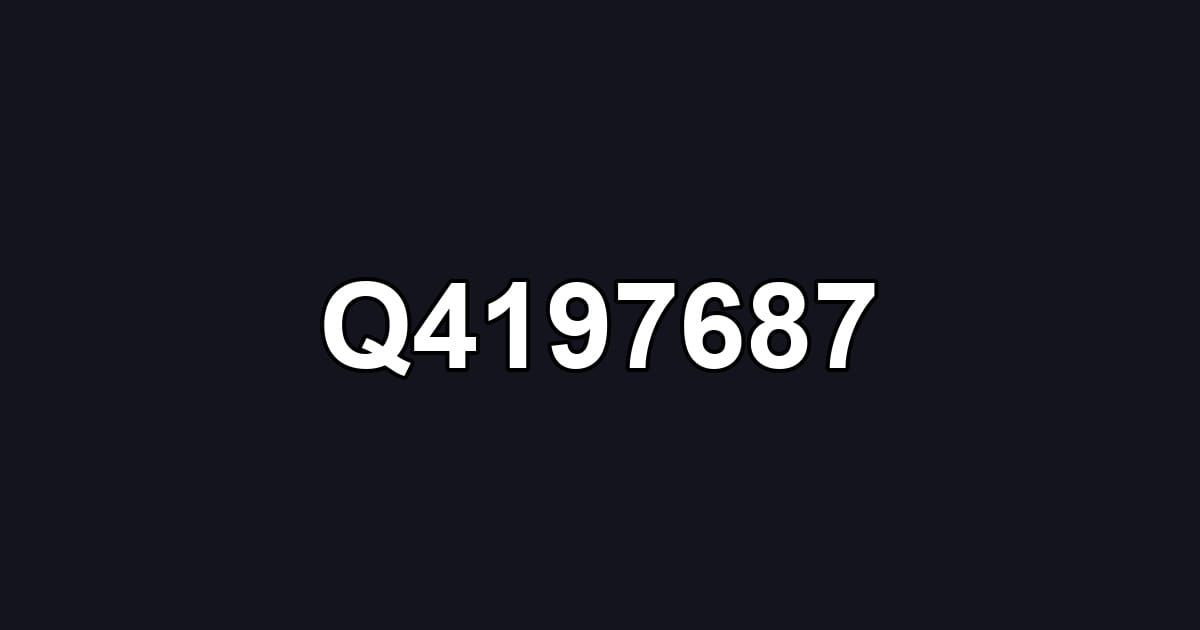 Q4197687