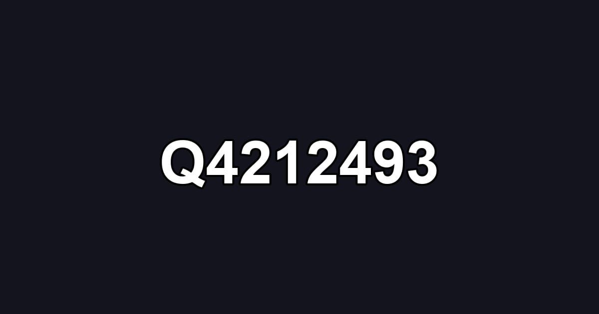 Q4212493