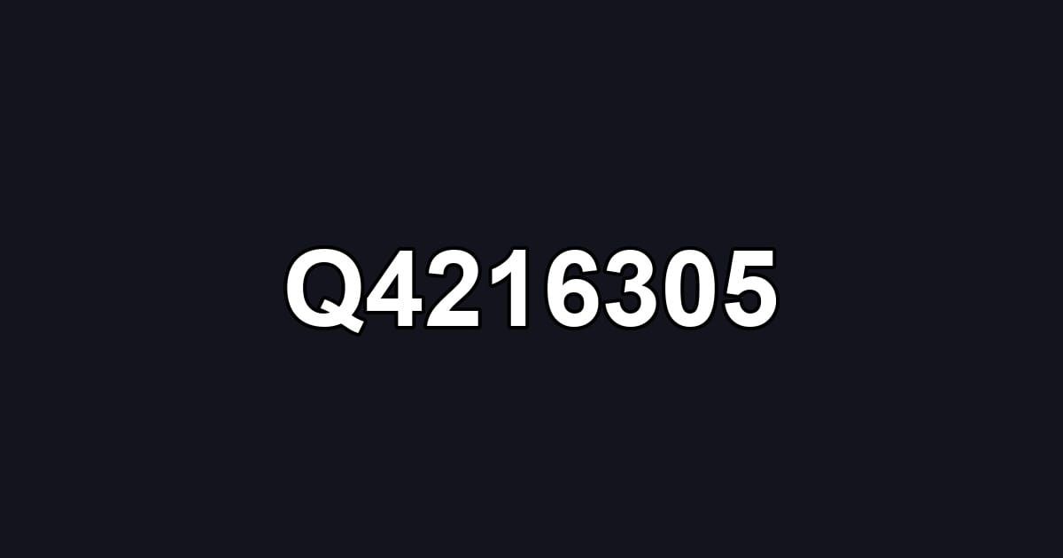 Q4216305