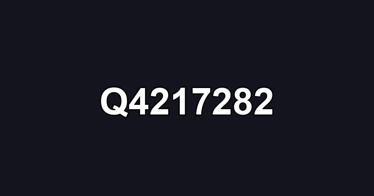 Q4217282