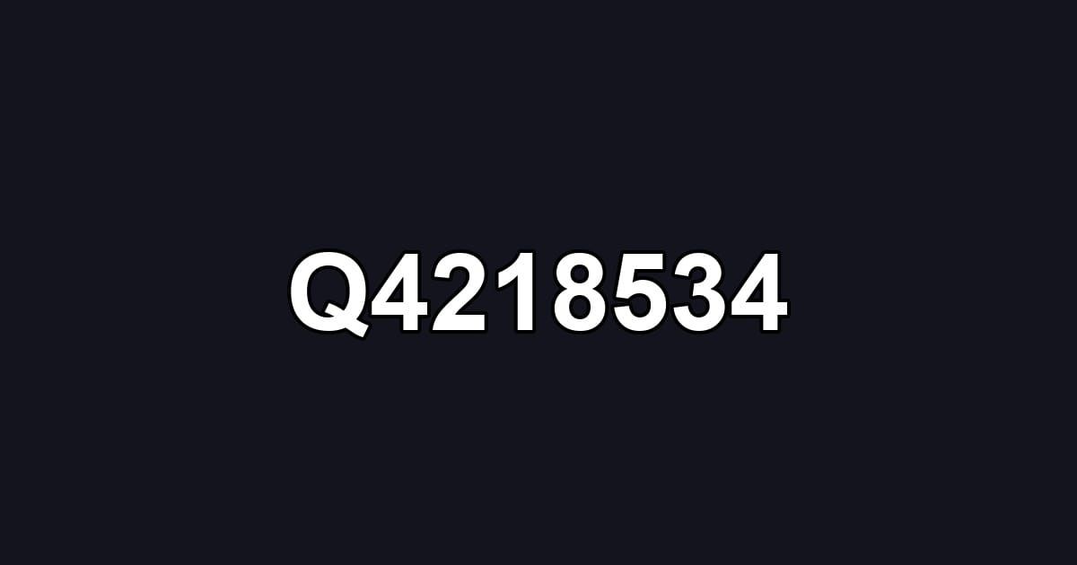Q4218534