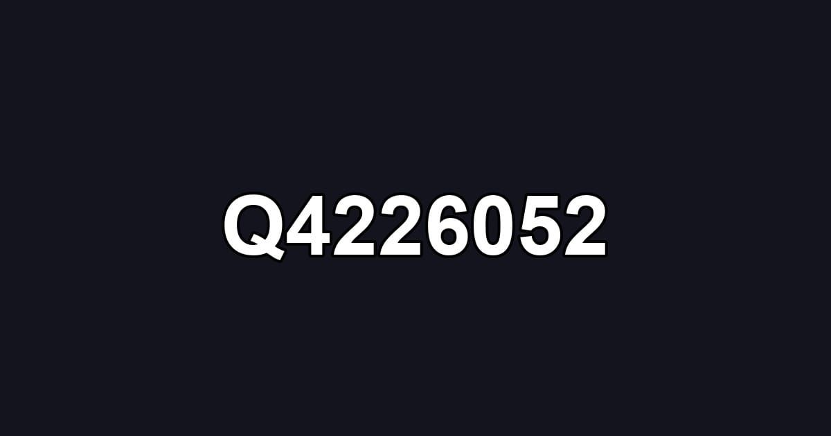 Q4226052