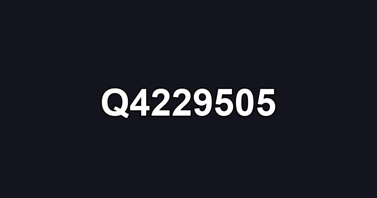 Q4229505
