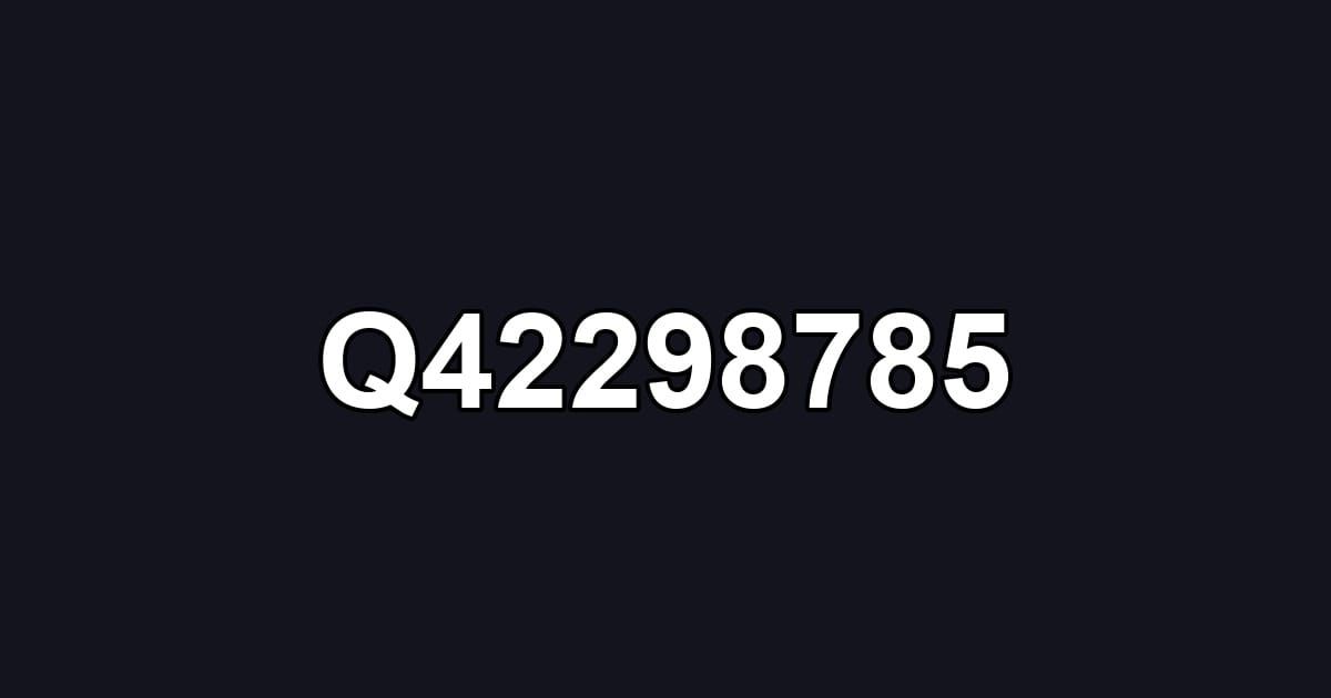 Q42298785