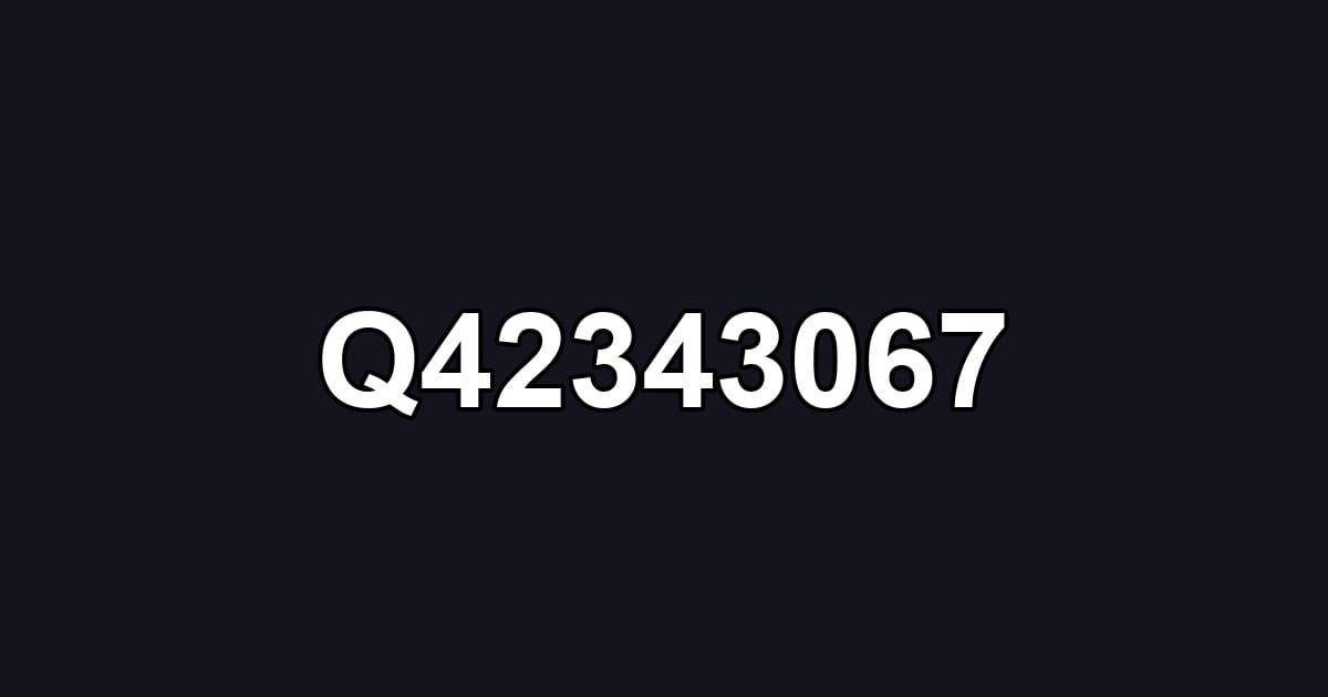 Q42343067