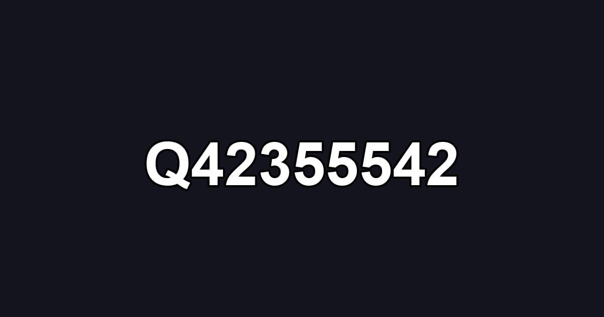 Q42355542