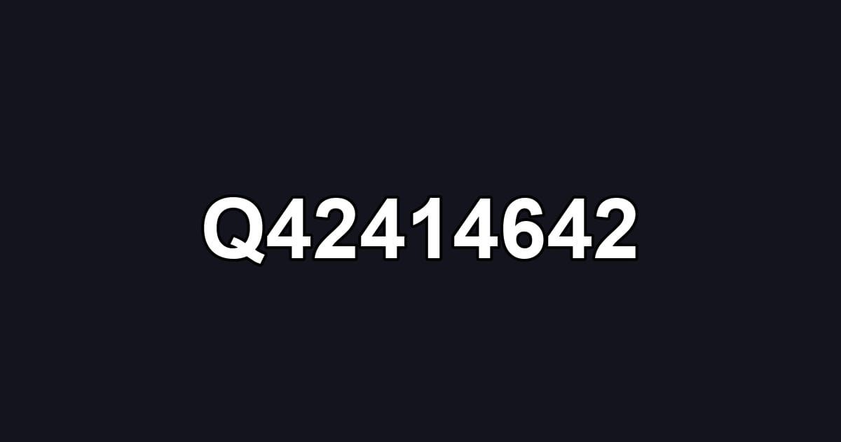 Q42414642
