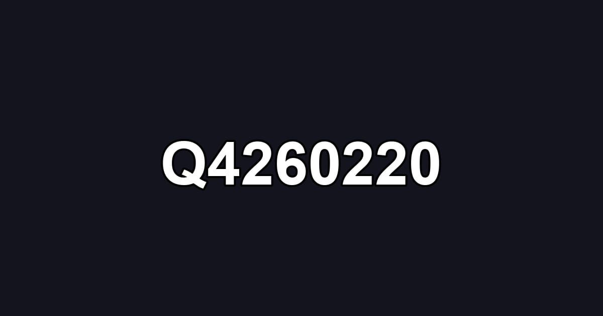 Q4260220
