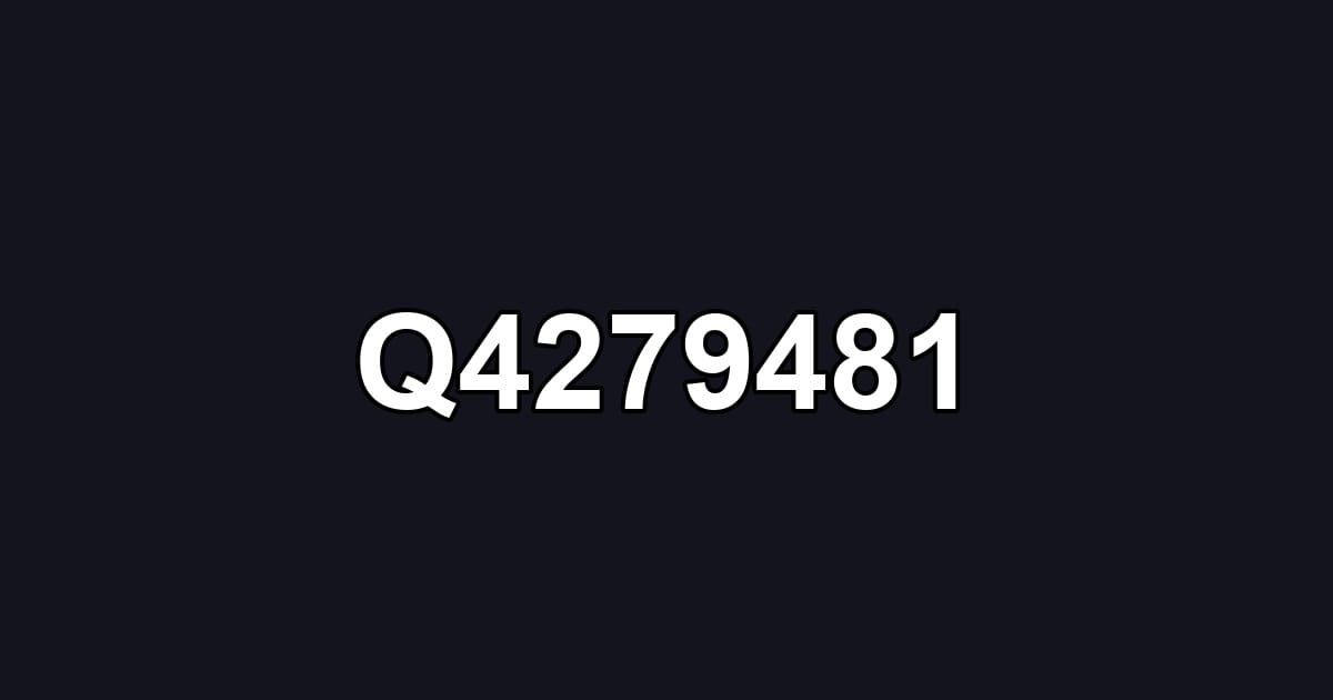 Q4279481