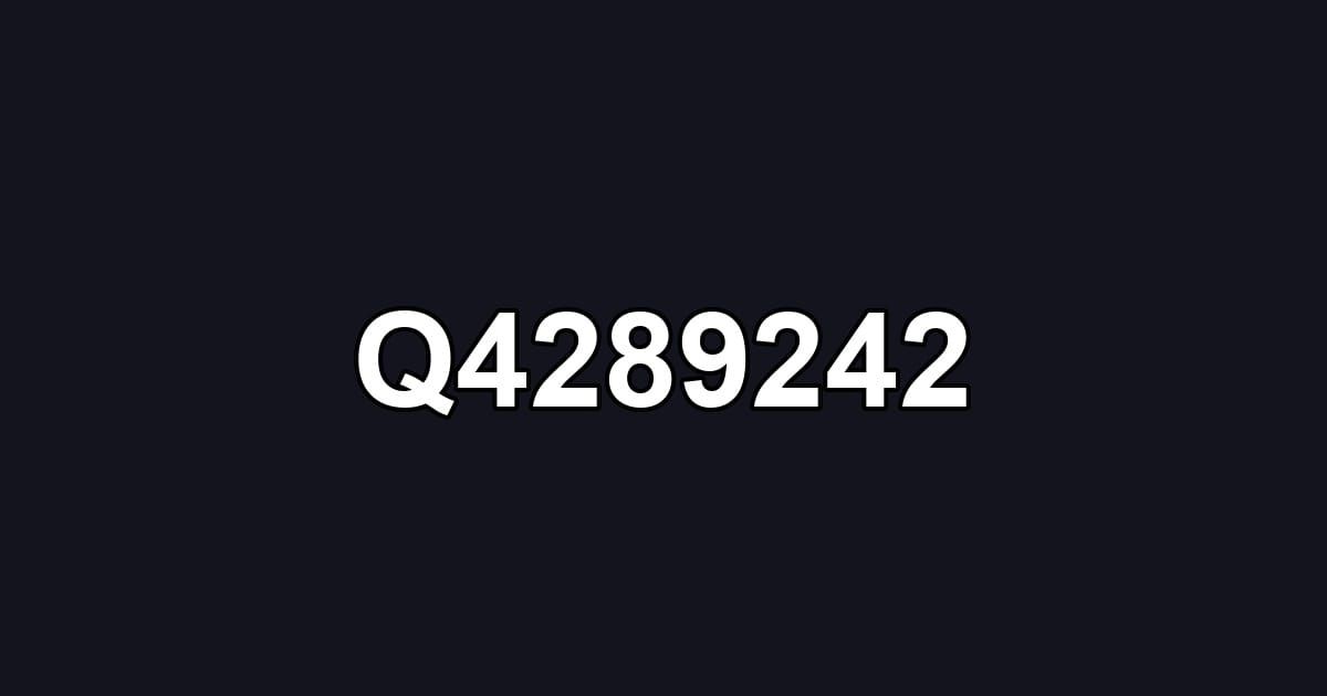 Q4289242