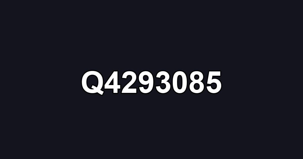 Q4293085