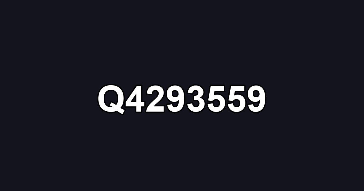 Q4293559