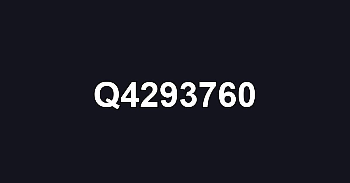 Q4293760