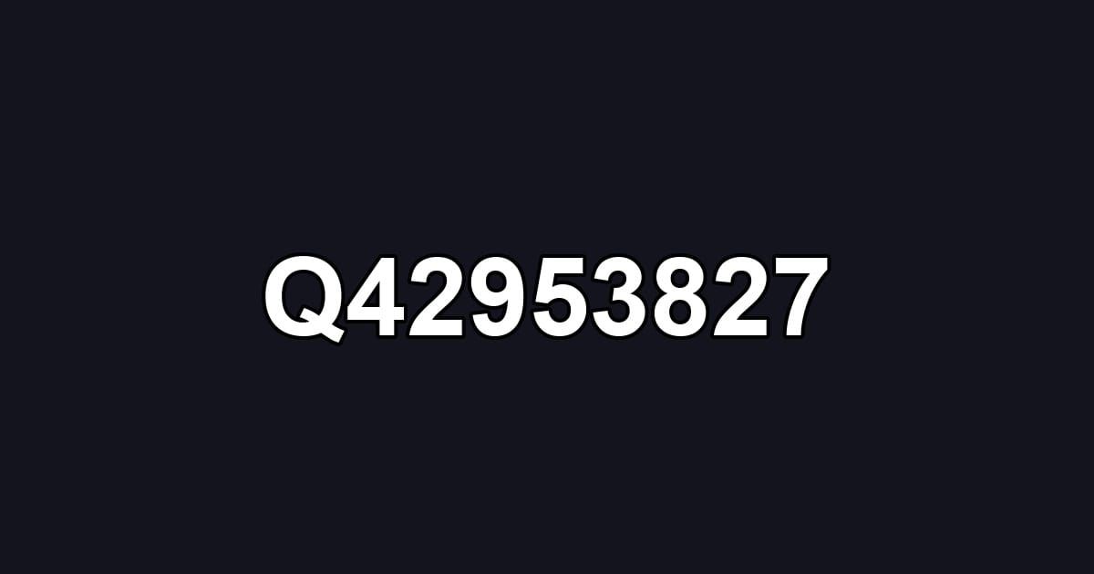 Q42953827