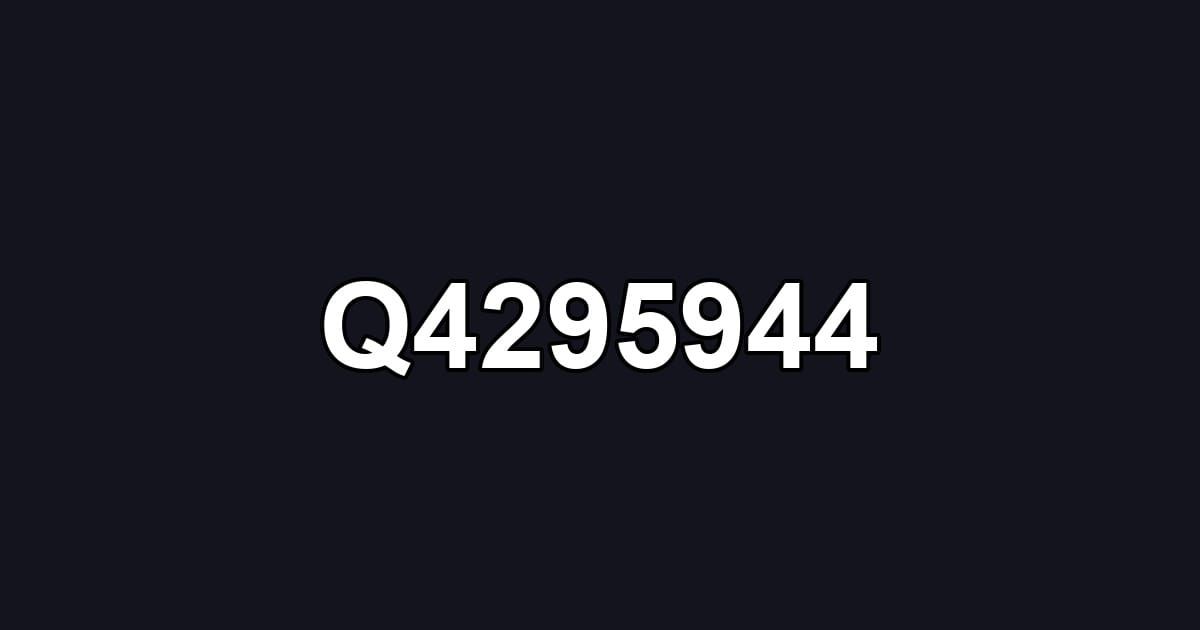 Q4295944