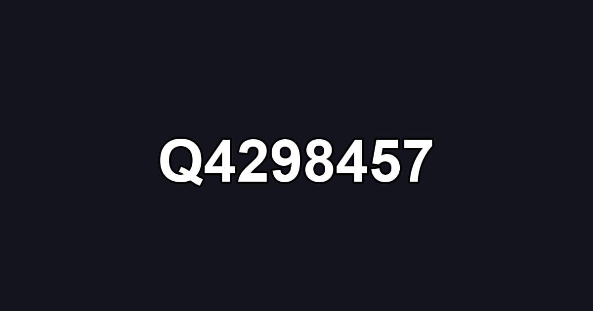 Q4298457