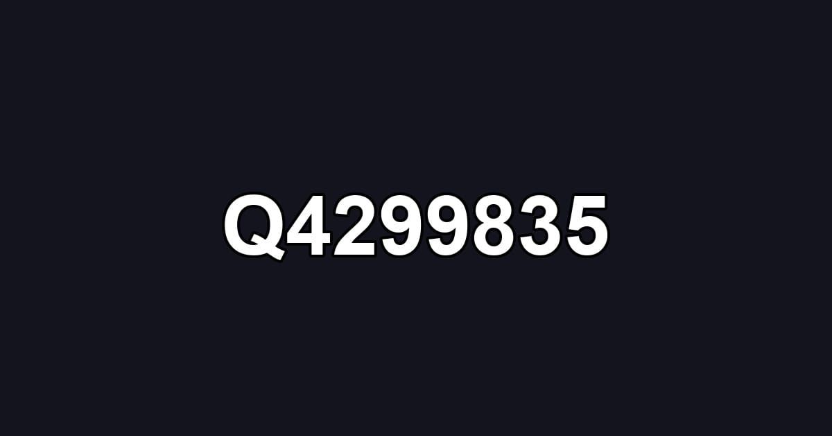 Q4299835