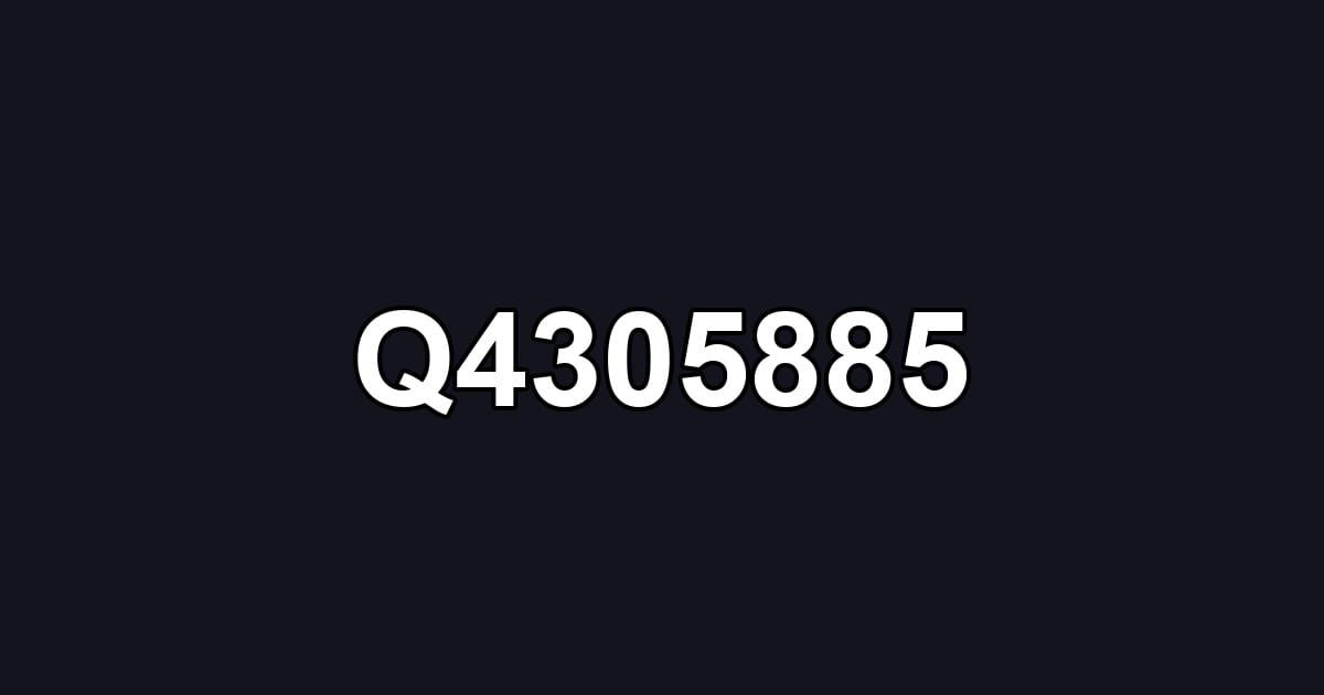 Q4305885