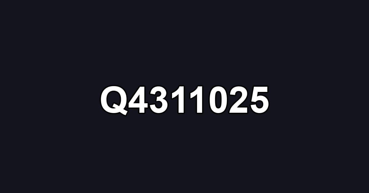 Q4311025