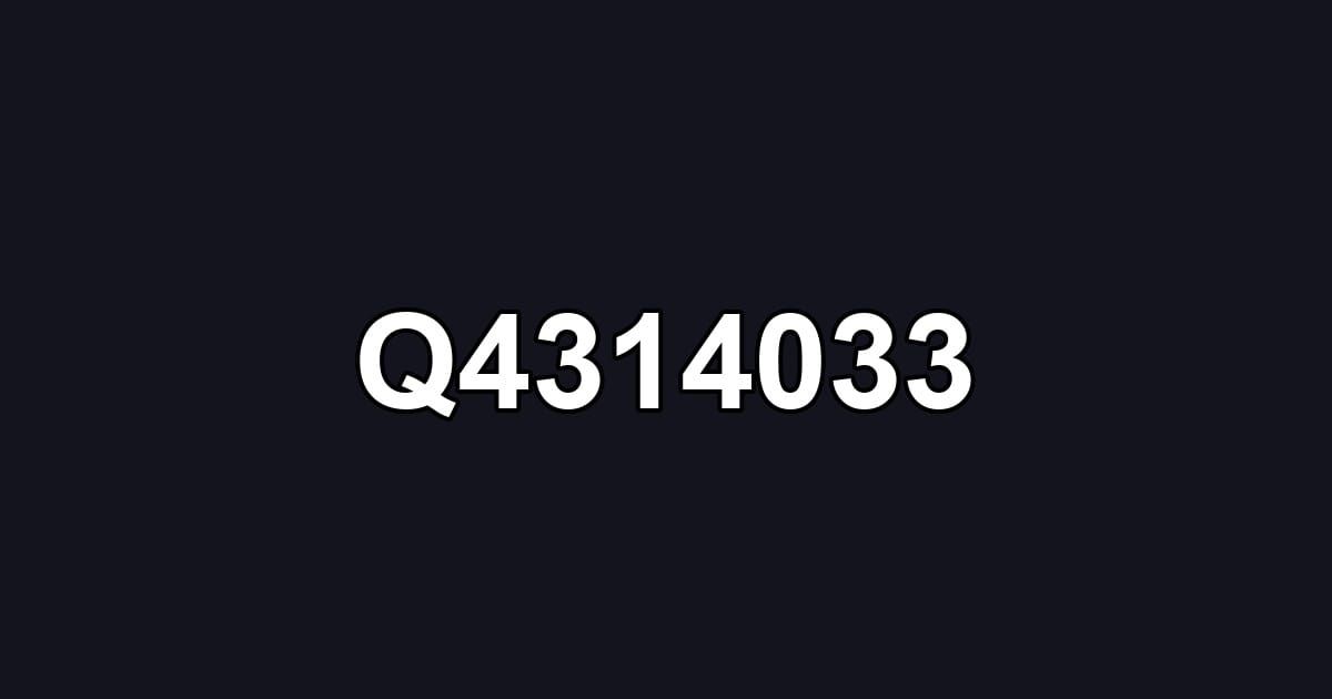 Q4314033