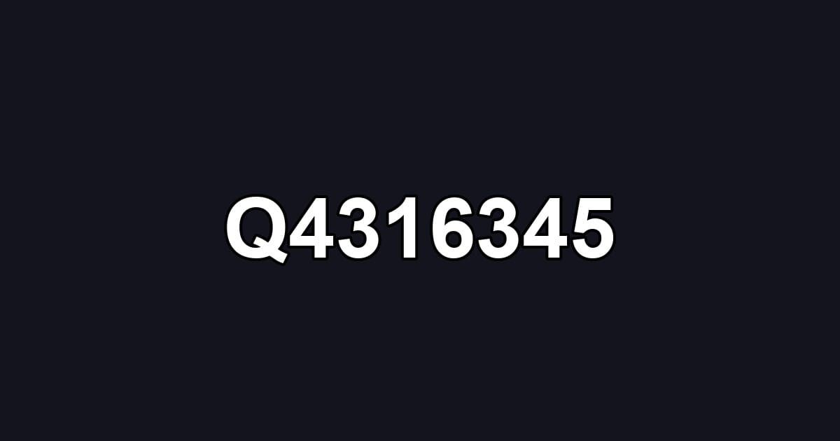 Q4316345