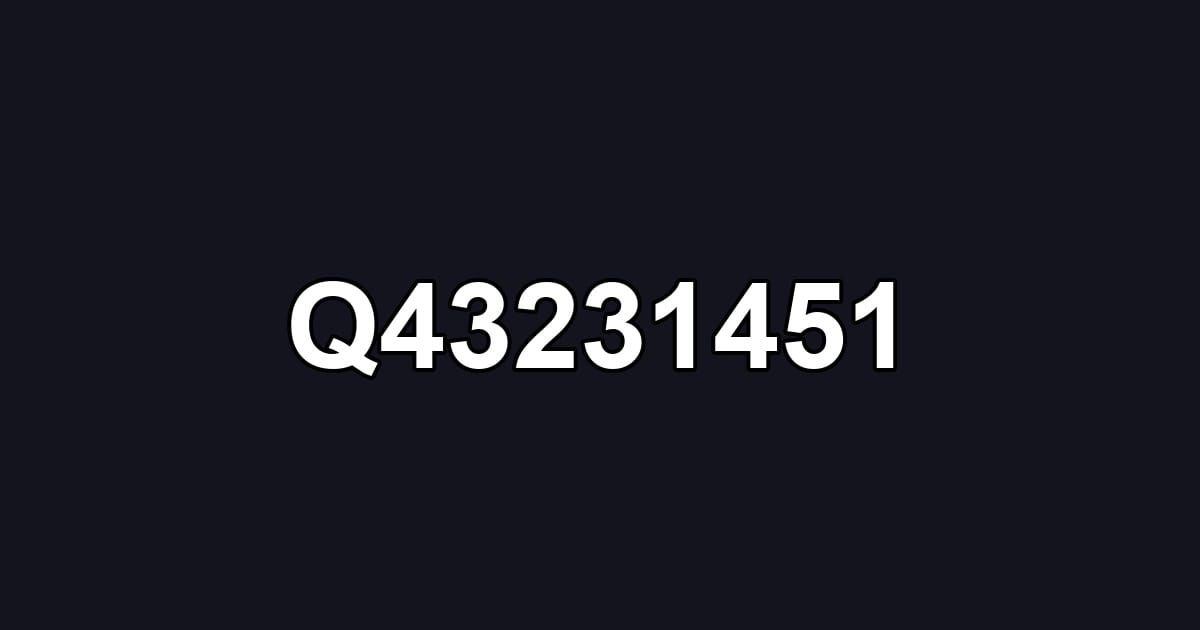 Q43231451