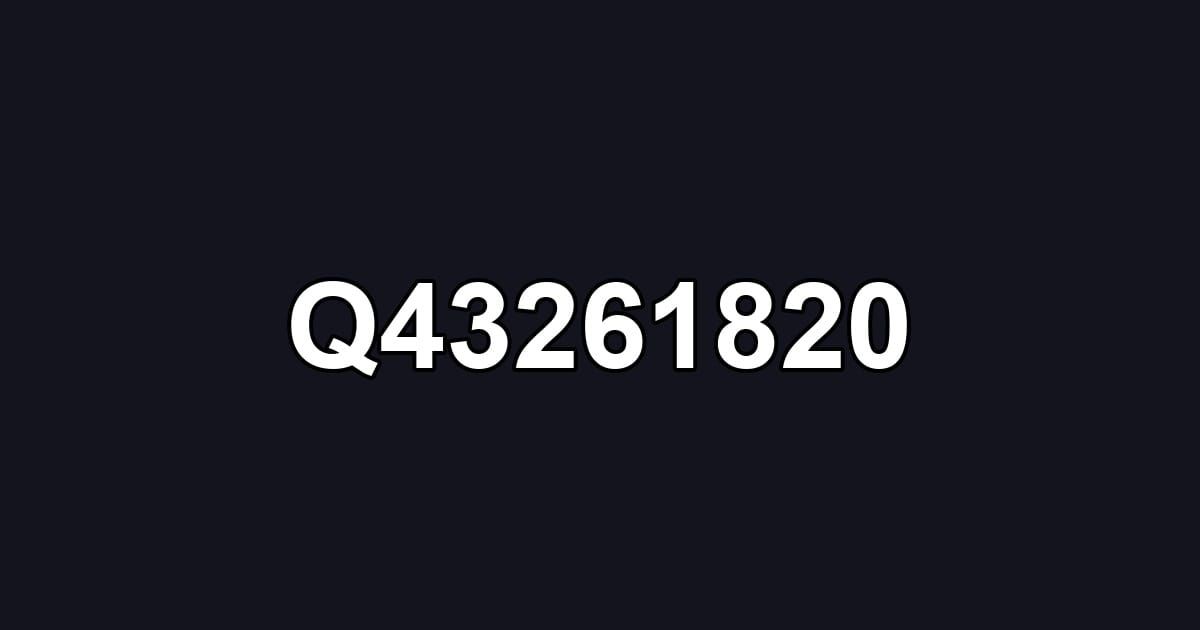 Q43261820