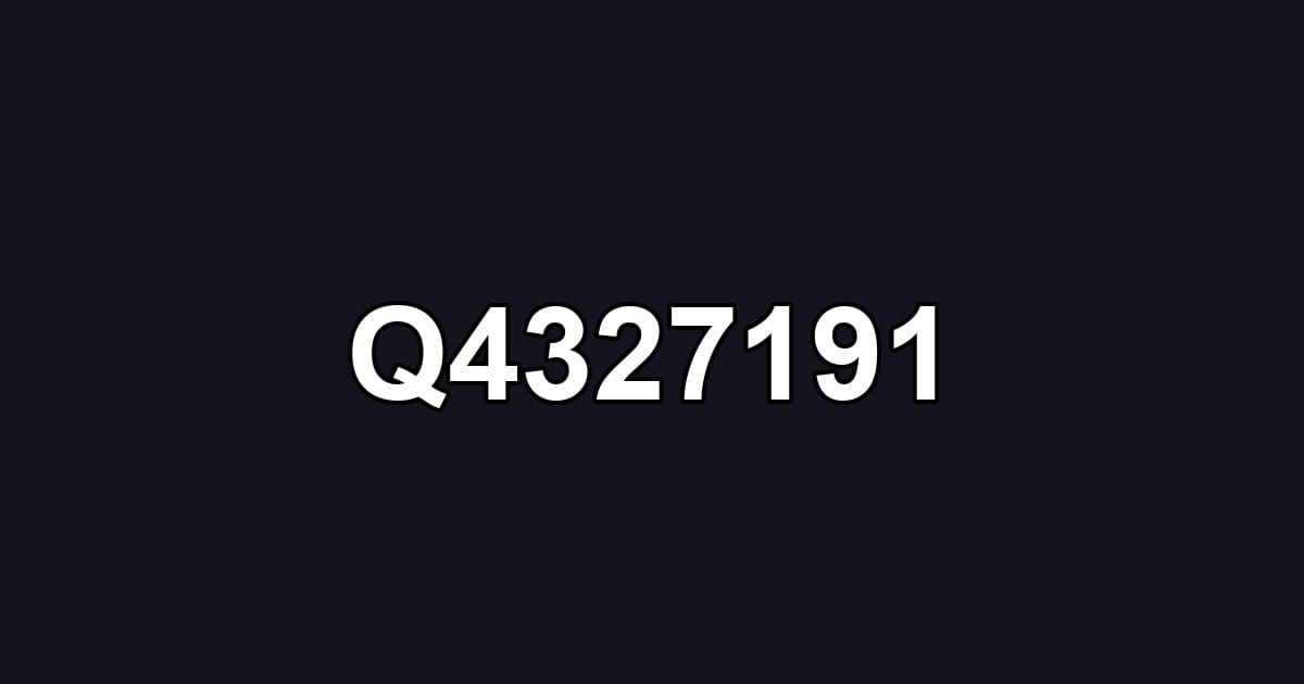 Q4327191