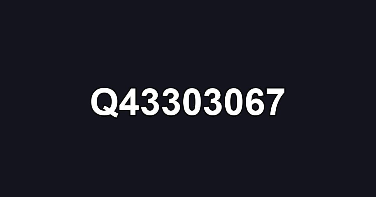 Q43303067