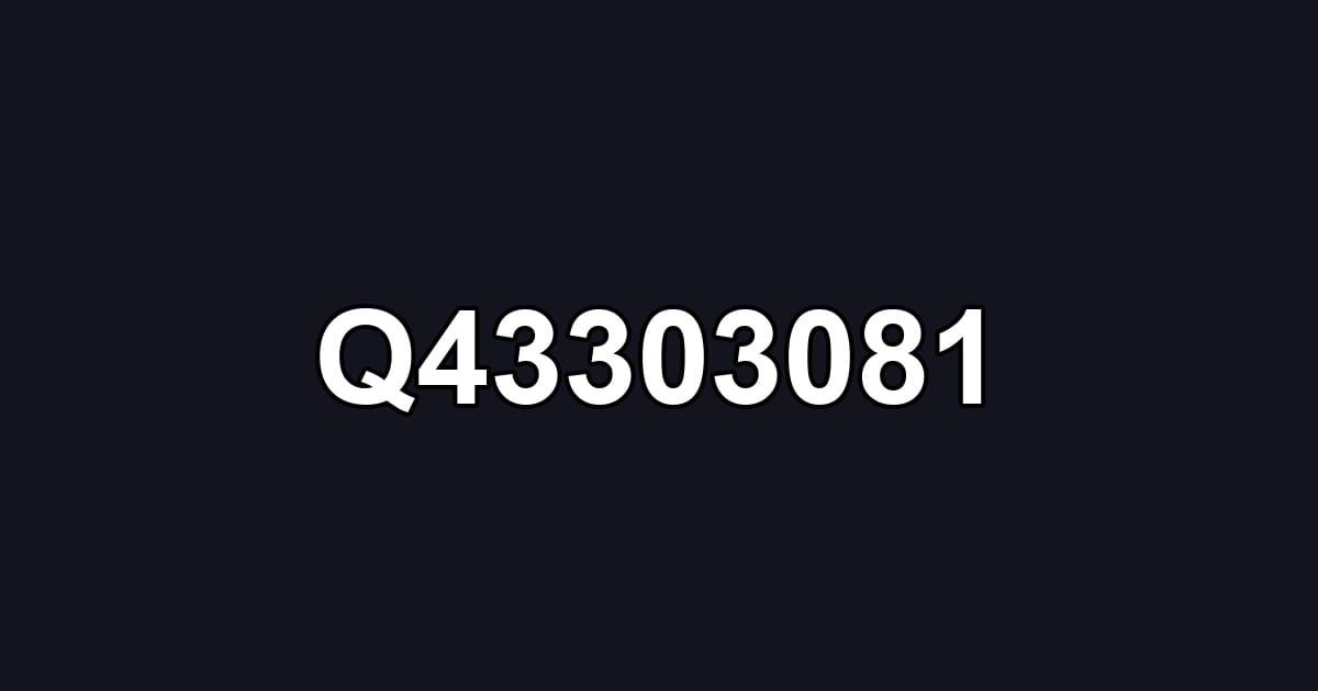 Q43303081