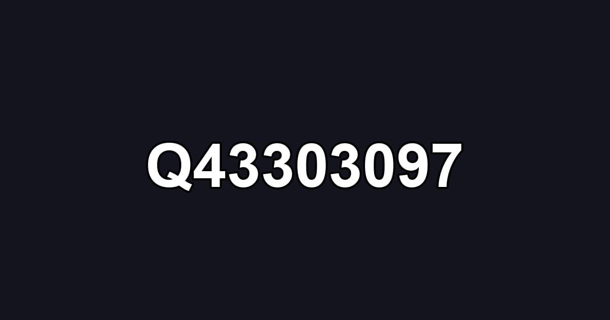Q43303097
