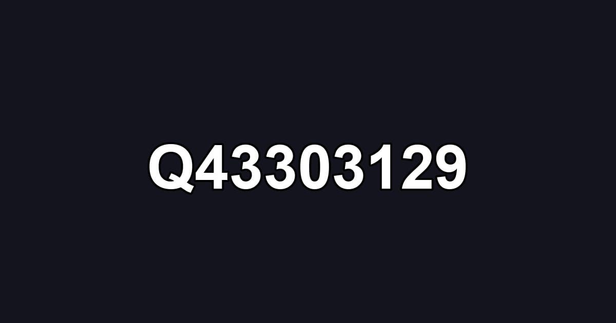 Q43303129