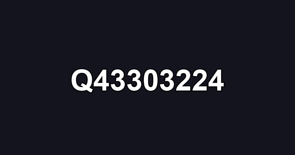 Q43303224