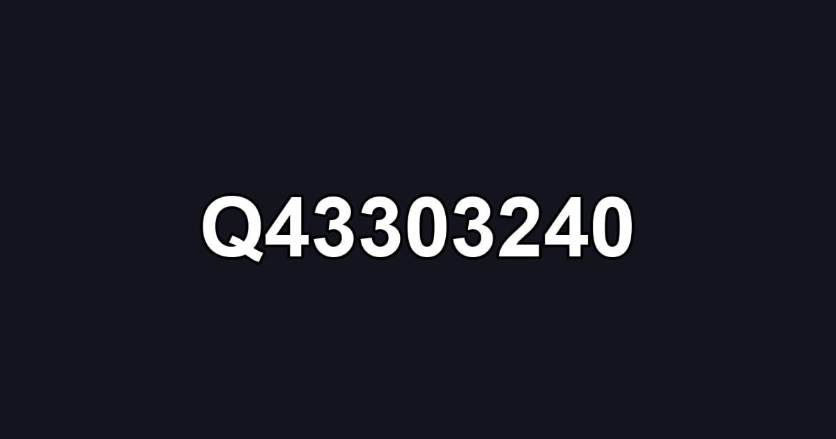 Q43303240