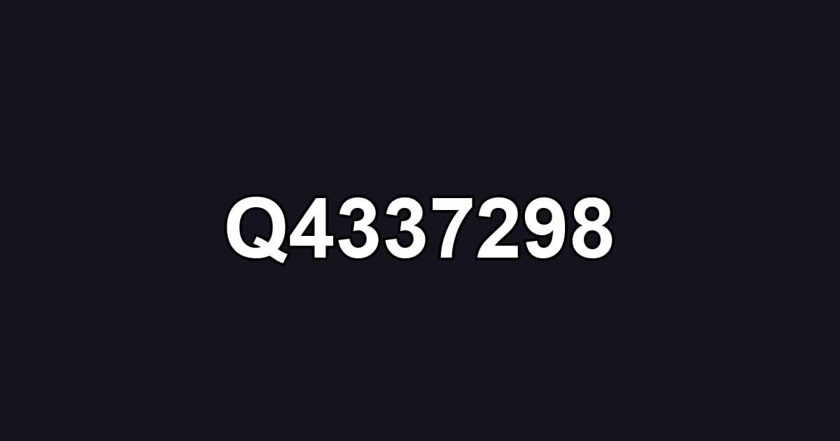 Q4337298