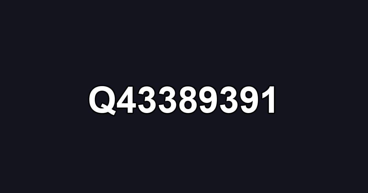 Q43389391