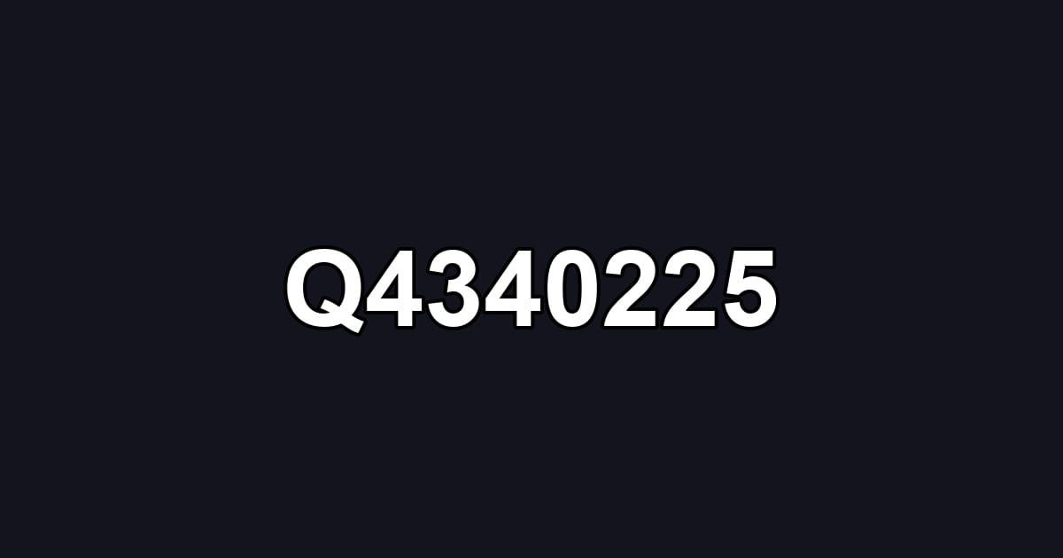 Q4340225