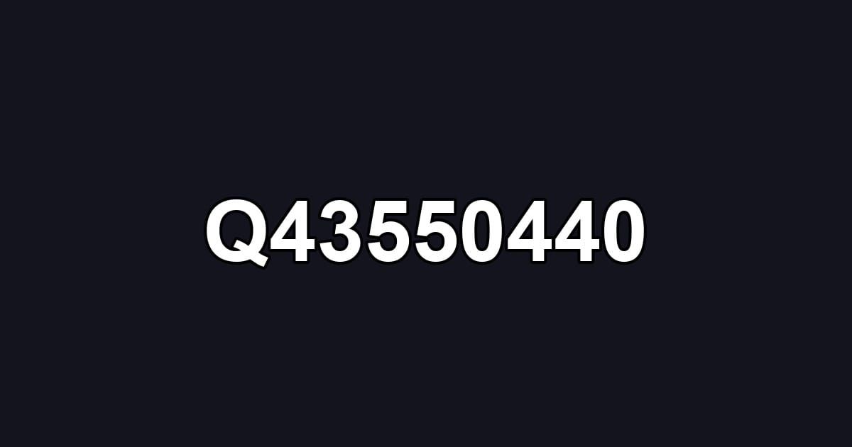 Q43550440