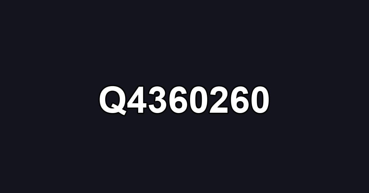 Q4360260